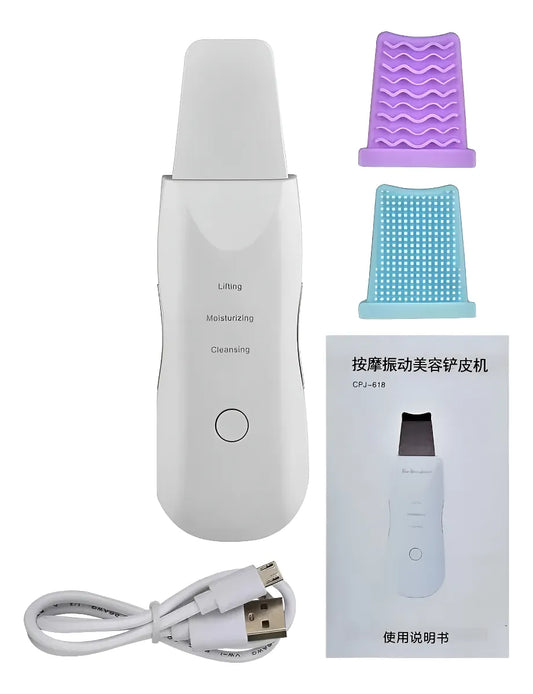 Espátula Facial Ultrasónica – Limpieza Profunda